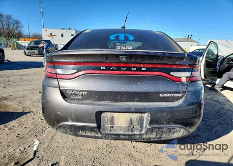 2016 Dodge Dart Limited z USA, uszkodzony, nr VIN 1C3CDFCB4GD516676